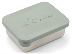 Liewood dino dusty mint snack box Ako